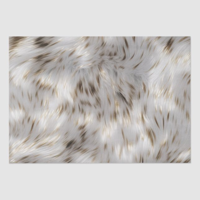 Elegante, grau-weiße Hochzeit Seidenpapier (Vorderseite)