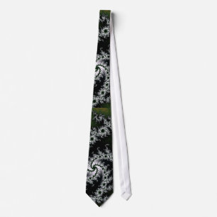 Elegante graue fraktale Krawatte