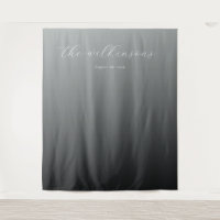 Elegante graue Kalligrafie
