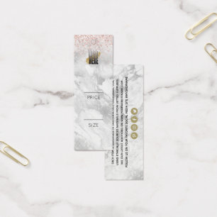 Elegante graue Marmor - Ihre Logo-Bekleidungsmarke