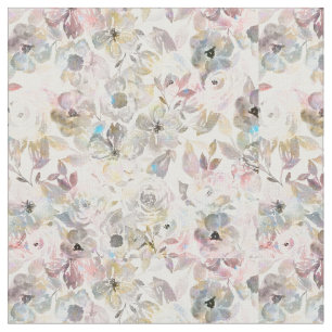 Elegante graue Rose Stoff