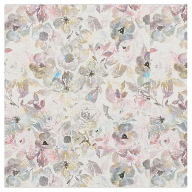 Elegante graue Rose Stoff (Nahaufnahme)