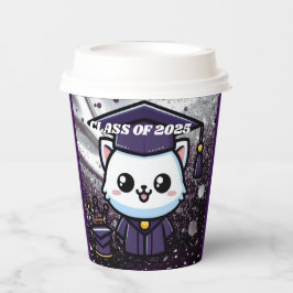 Elegante Grouation Kitty Lila Gown Ballon Pappbecher