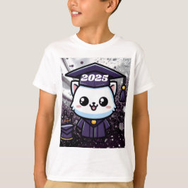 Elegante Grouation Kitty Lila Gown Ballon T-Shirt