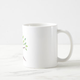 Elegante grüne Baum-Minimalist Classic Tasse