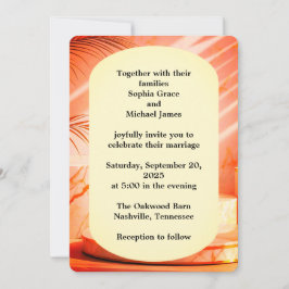 Elegante grüne Blätter Naturdesign | Minimal Botan Einladung