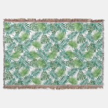 Elegante grüne botanische Palmen Blätter