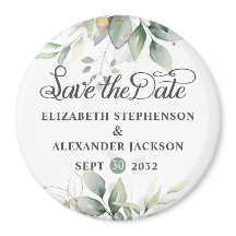 Elegante Grüne Eukalyptus Hochzeit speichern Sie d