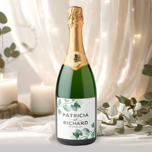 Elegante Grüne Eukalyptus-Kalligrafie-Hochzeit