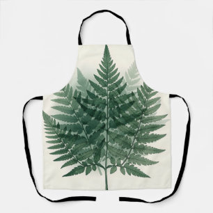 Elegante grüne Farnwedel Botanisch Schürze