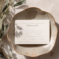 Elegante Grüne Hochzeit