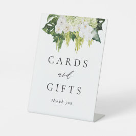 Elegante Grüne Hochzeitskarten und Geschenke Sockelschild