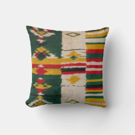 Elegante grüne Kilim Krummsäulen für jeden Dekor Kissen