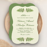 Elegante grüne Zeder Blätter Islamische Hochzeit Einladung<br><div class="desc">Das elegante Hochzeitsangebot mit zedernfarbenen Blätter im beigen Hintergrund lädt zum Verweilen ein. Fügen Sie einfach Ihre Veranstaltungsdetails zu dieser einfach zu bedienenden Vorlage hinzu,  um sie zu einer einmaligen Einladung zu machen.</div>