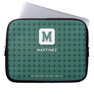 Elegante grünlich graue Laptoptasche Laptopschutzhülle