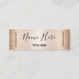 Elegante Haar-Stylist-Geschäfts-Karte mit Mini Visitenkarte