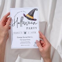 Elegante Halloween-Einladung für das Firmenbüro