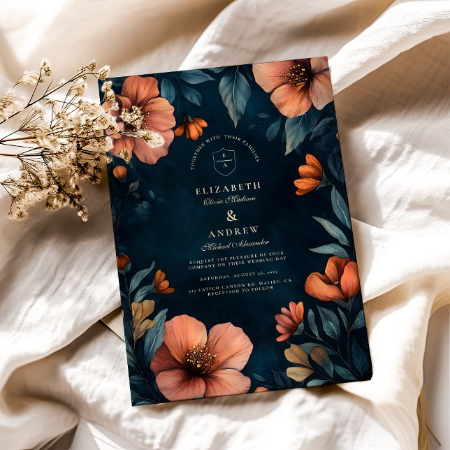 Elegante Halloween Hochzeit Einladung (Von Creator hochgeladen)