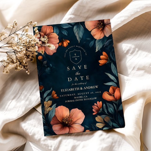 Elegante Halloween Hochzeit Save The Date (Von Creator hochgeladen)