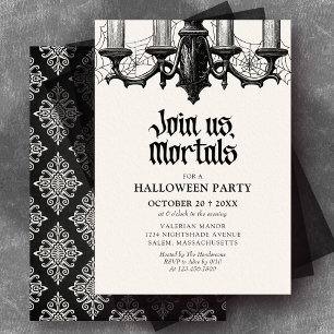 Elegante Halloween-Party mit Spuk Einladung