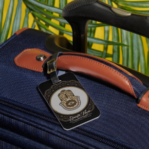 Elegante Hamsa Hand Gepäckanhänger