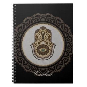 Elegante Hamsa Hand Notizblock