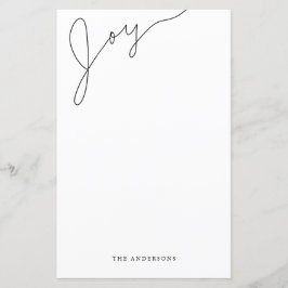 Elegante Hand Letted Script Weihnachtsgeschichten