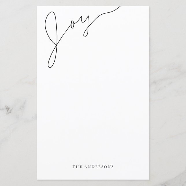 Elegante Hand Letted Script Weihnachtsgeschichten (Vorderseite)