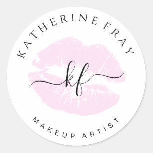 Elegante handgeschriebene Skriptkalligraphie - Ros Runder Aufkleber