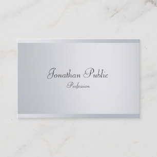 Elegante handgeschriebene Skriptvorlage Modernes S Visitenkarte