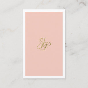 Elegante Handschrift Monogram Modern Template Visitenkarte