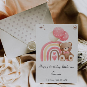 Elegante Happy Birthday Karte