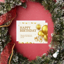 Elegante Happy Birthday-Karte