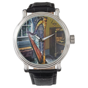 Elegante Harfe Armbanduhr