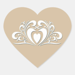 Elegante Heart Sticker