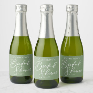 Elegante Hellgrüne Bridal Shower Personalisierte M