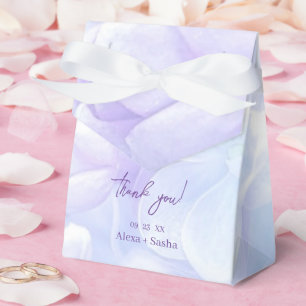 Elegante hellviolette Fliederblüten Hochzeit Geschenkschachtel