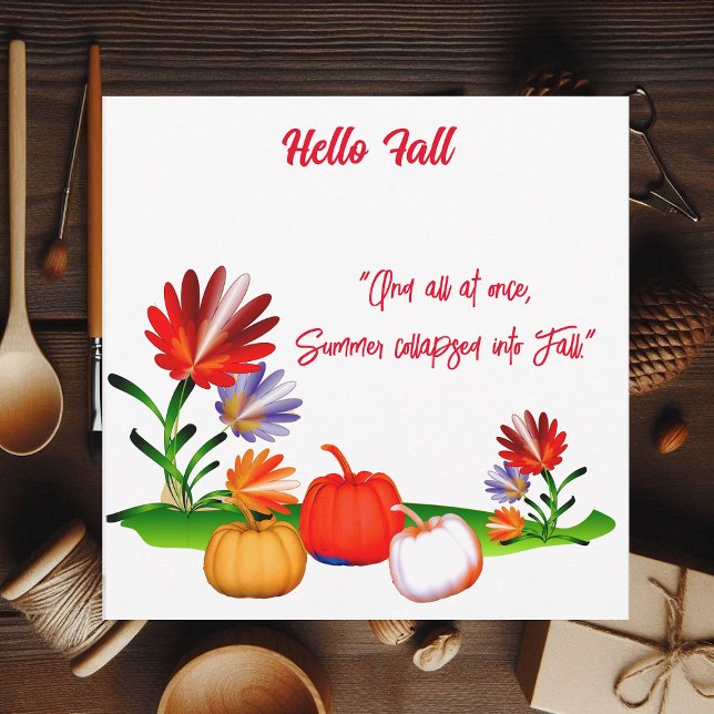 Elegante Herbst-Herbstfarben Pumpkin Bright Einladung (Elegant Autumn Foliage Fall Colors Pumpkin Bright Invitation)