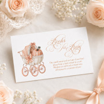 Elegante Herbst-Kürbis-Bücher für Baby Shower