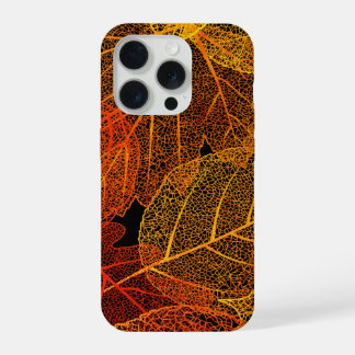 Elegante Herbstblätter iPhone 15 Pro Hülle
