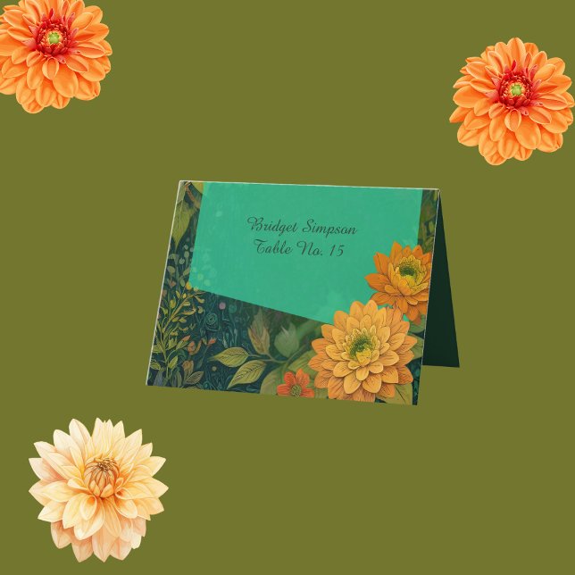 elegante Herbstkarte Dankeskarte (Von Creator hochgeladen)