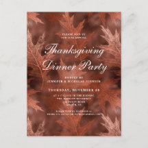 Elegante Herbstlaube Erntedank Dinner Party