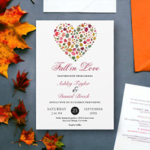Elegante Herbstlaube Hochzeit im romantischen Herz