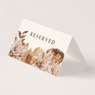 Elegante Herbstwasserfarbe Ecru Hochzeit vorbehalt
