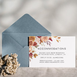 Elegante Herbstwoche Begleitkarte