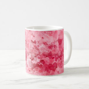 Elegante Herz-Tasse Kaffeetasse
