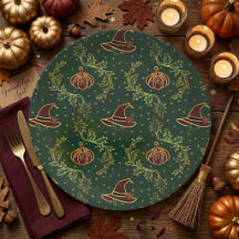 Elegante Hexen-Whimsigoth-Halloween-Party-Teller