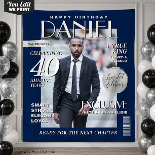 Elegante Hintergrundbild Custom Magazine Cover Wandteppich