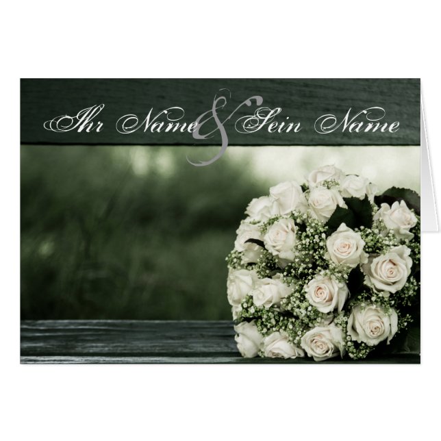 Elegante Hochzeit (Vorderseite (Horizontal))
