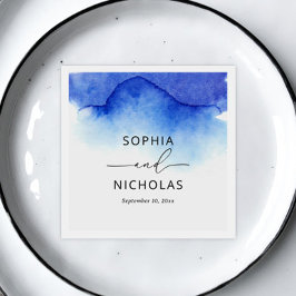 Elegante Hochzeit am Wasser Serviette